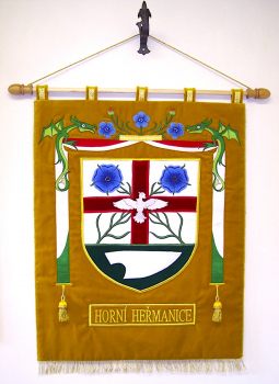 Embroidered wall emblems