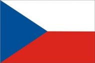 Printed flag of Czech Republic